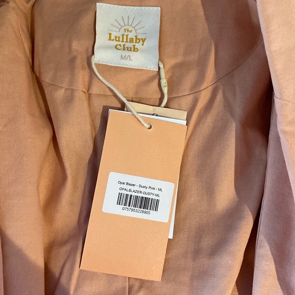 NWT - The Lullaby Club Pink Blazer - Picture 4 of 7